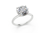 Calista Round Diamond Engagement Ring