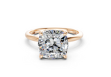 Zaya Cushion Square Diamond Engagement Ring