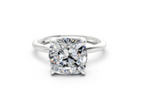 Zaya Cushion Square Diamond Engagement Ring