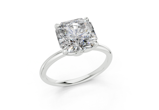 Zaya Radiant Square Diamond Engagement Ring