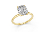 Estelle Elongated Cushion Diamond Engagement Ring