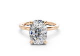 Ines Elongated Cushion Diamond Engagement Ring