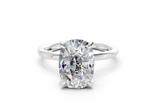 Ines Elongated Cushion Diamond Engagement Ring