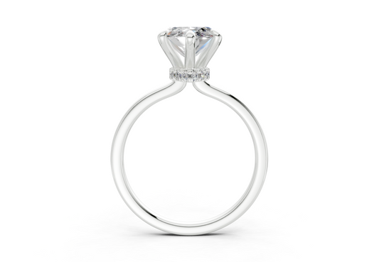 Ines Marquise Diamond Engagement Ring