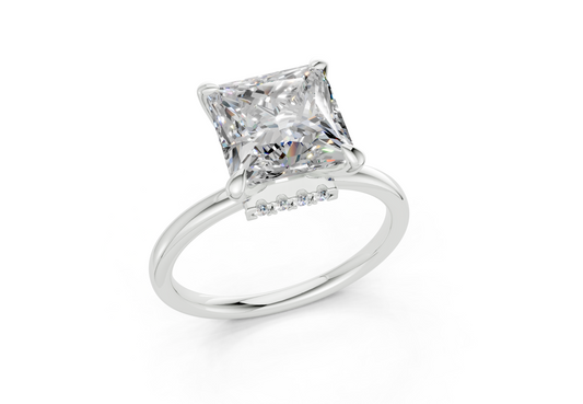 Ines Princess Diamond Engagement Ring