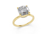 Ines Cushion Square Diamond Engagement Ring