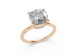 Ines Cushion Square Diamond Engagement Ring