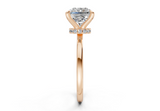 Ines Radiant Square Diamond Engagement Ring