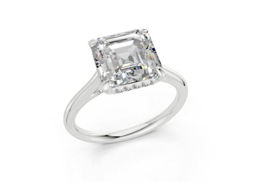 Elka Asscher Diamond Engagement Ring