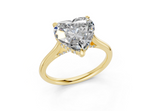 Emine Heart Diamond Engagement Ring