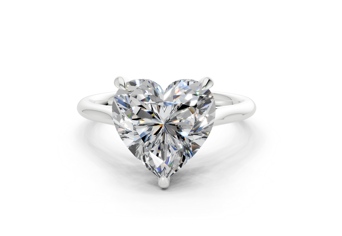 Elka Heart Diamond Engagement Ring