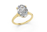 Elka Oval Diamond Engagement Ring