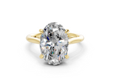 Talise Oval Diamond Engagement Ring