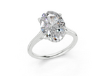 Maelle Oval Diamond Engagement Ring