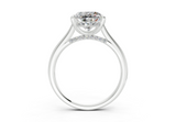 Talise Oval Diamond Engagement Ring