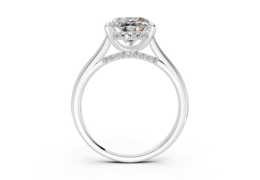 Maelle Oval Diamond Engagement Ring