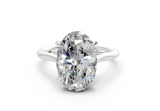 Talise Oval Diamond Engagement Ring