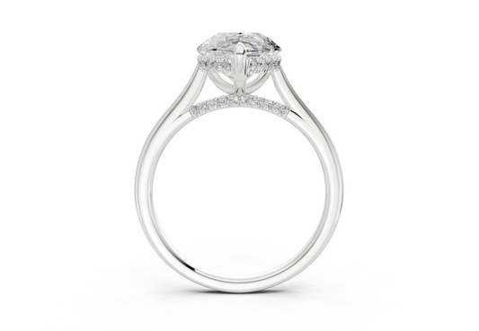 Iliana Pear Diamond Engagement Ring