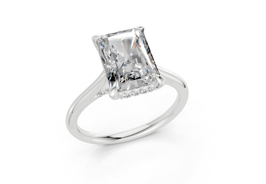 Maelle Radiant Diamond Engagement Ring