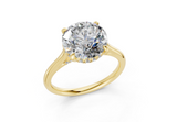 Elka Round Diamond Engagement Ring