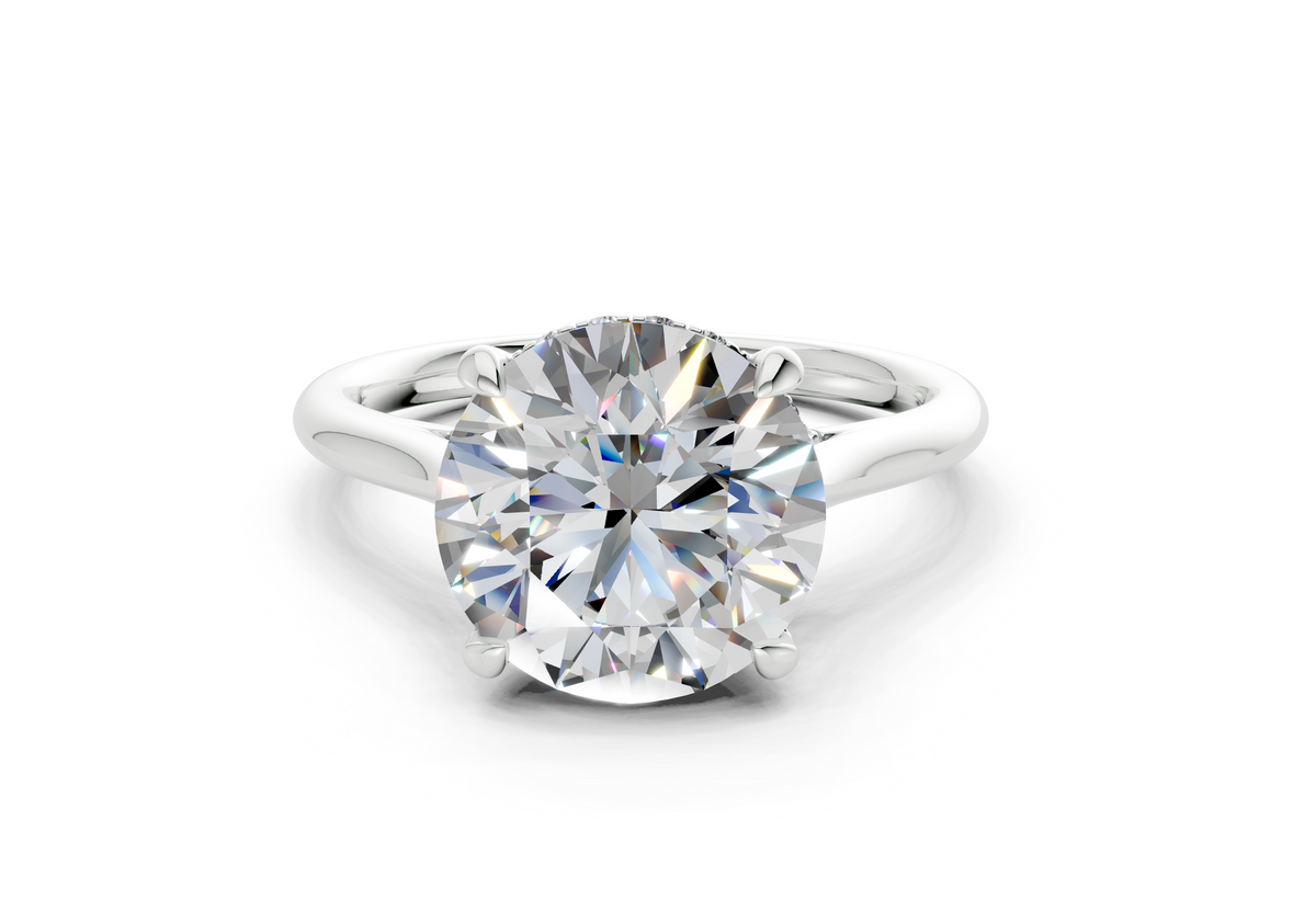 Meriel Round Diamond Engagement Ring