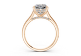 Emine Cushion Square Diamond Engagement Ring