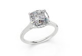 Meriel Cushion Square Diamond Engagement Ring