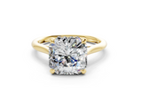 Elina Radiant Square Diamond Engagement Ring