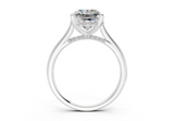 Emine Radiant Square Diamond Engagement Ring