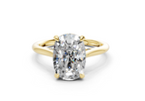 Emine Elongated Cushion Diamond Engagement Ring