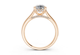 Elka Elongated Cushion Diamond Engagement Ring