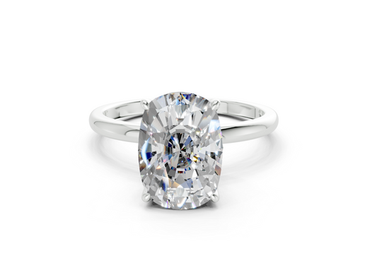 Vivienne Elongated Cushion Diamond Engagement Ring