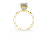 Vivienne Oval Diamond Engagement Ring