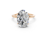 Vivienne Oval Diamond Engagement Ring