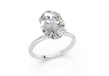 Vivienne Oval Diamond Engagement Ring