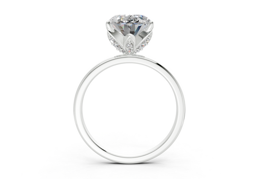 Vivienne Oval Diamond Engagement Ring