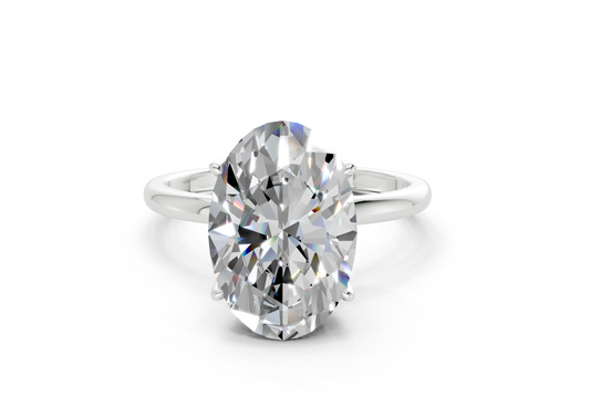 Vivienne Oval Diamond Engagement Ring