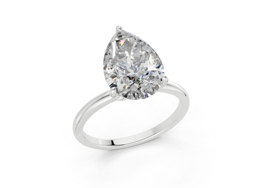 Vivienne Pear Diamond Engagement Ring