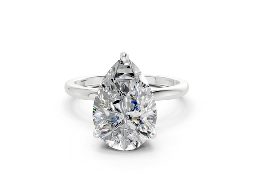 Vivienne Pear Diamond Engagement Ring