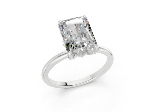 Vivienne Radiant Diamond Engagement Ring