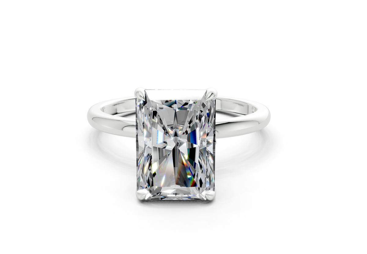 Vivienne Radiant Diamond Engagement Ring