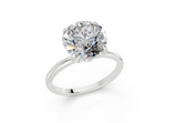 Vivienne Round Diamond Engagement Ring