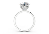 Vivienne Round Diamond Engagement Ring