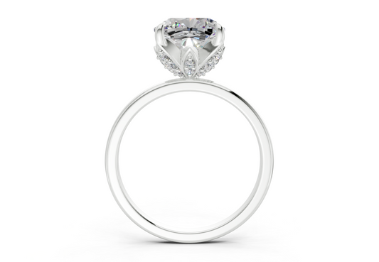 Vivienne Cushion Square Diamond Engagement Ring