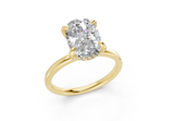 Arianne Elongated Cushion Diamond Engagement Ring