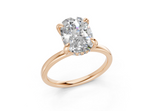 Arianne Elongated Cushion Square Diamond Engagement Ring