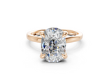 Arianne Elongated Cushion Diamond Engagement Ring