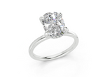 Delia Elongated Cushion Diamond Engagement Ring