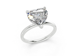 Delia Heart Diamond Engagement Ring