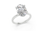 Nira Oval Diamond Engagement Ring